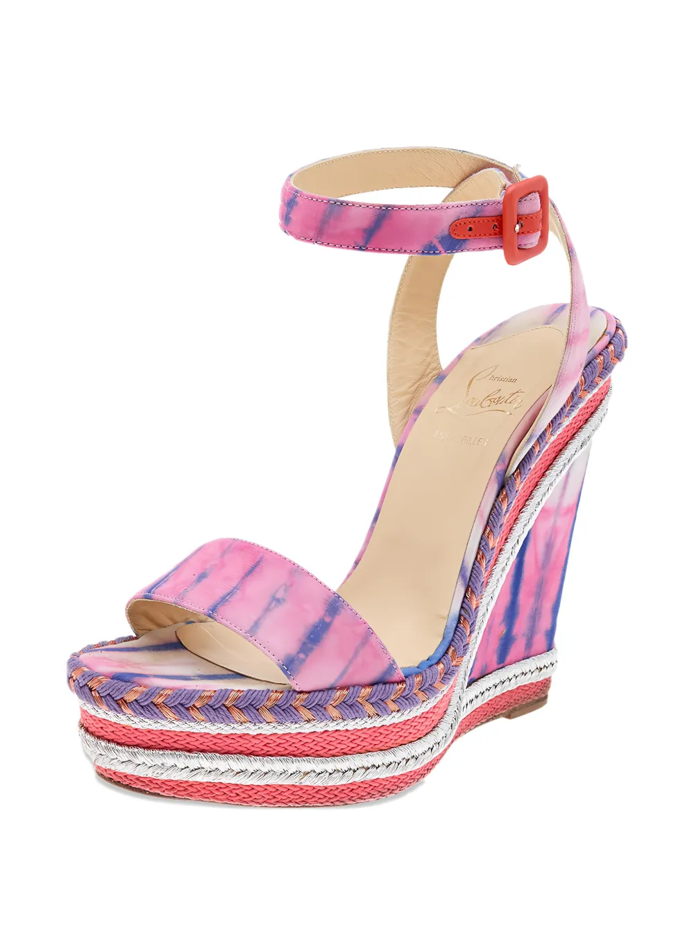 Christian Louboutin Pre-Owned 2024 140mm tie-dye sandals | Image 2