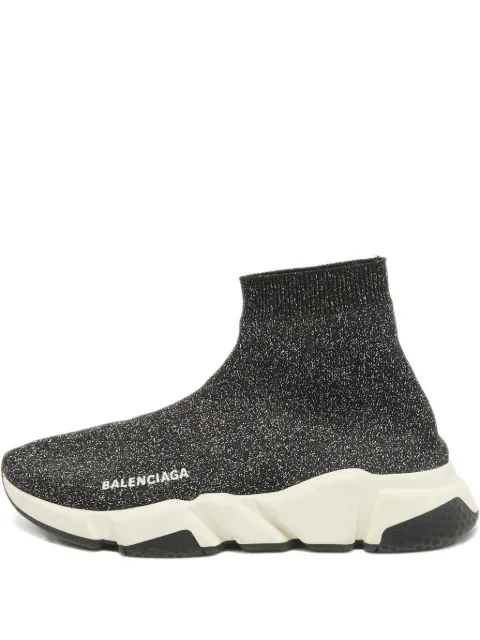 Balenciaga Pre-Owned glitter knit sneakers
