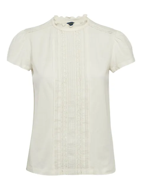 Polo Ralph Lauren Vintage lace-trim T-shirt