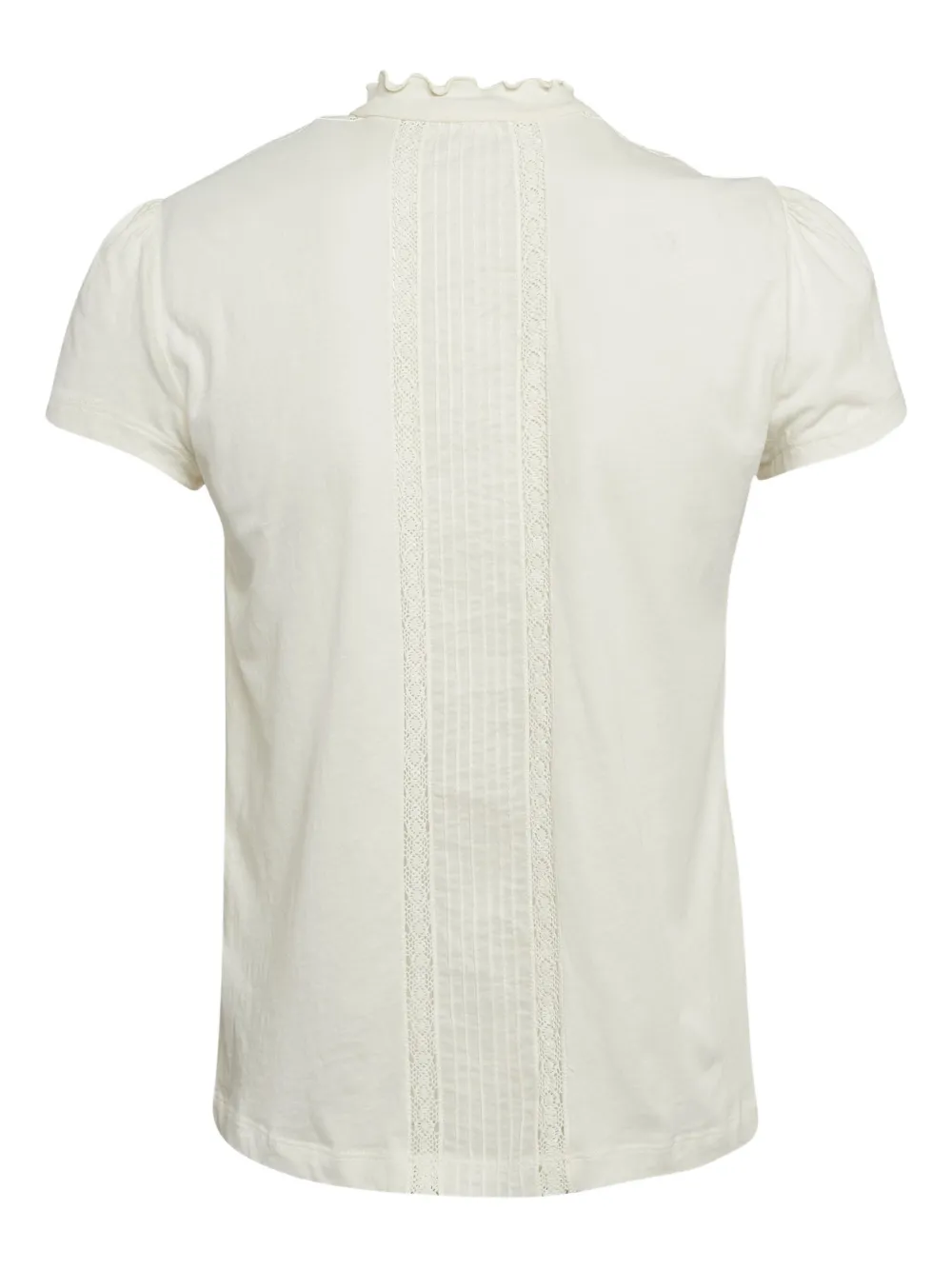 Polo Ralph Lauren Vintage lace-trim T-shirt | Image 2