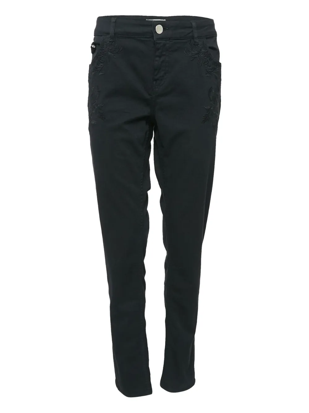 Maje Pantaloni con ricamo - Nero