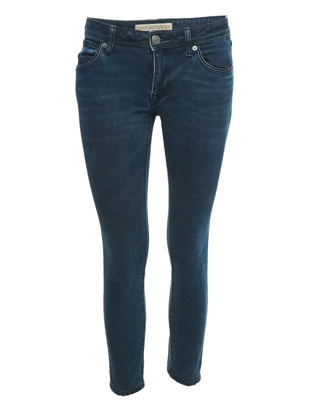 Burberry Pre-Owned Jeans skinny a vita bassa - Blu