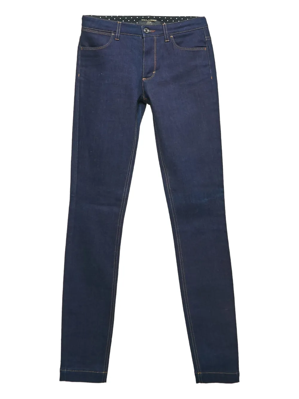 Dolce & Gabbana Pre-Owned logo-plaque jeans | Blue | Image 1