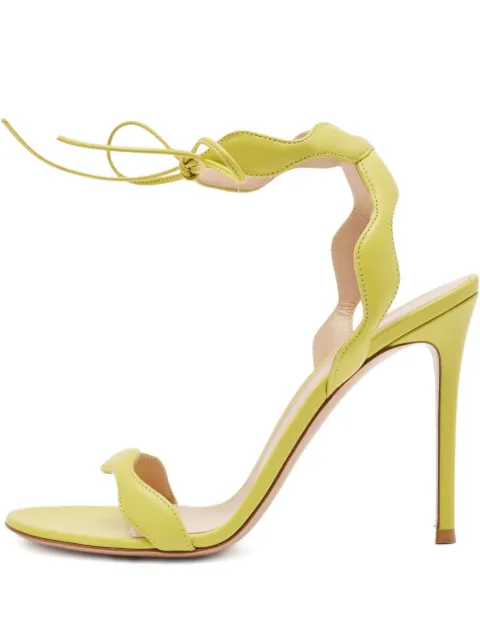 Gianvito Rossi pre-owned 110mm wave leather sandals