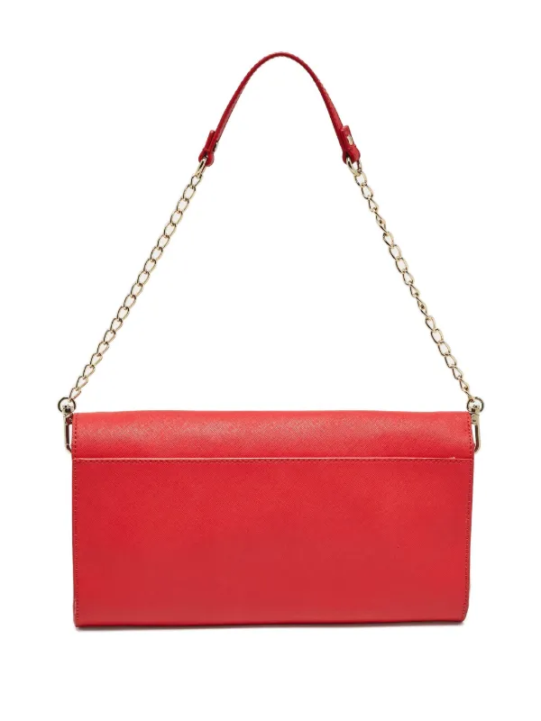 DKNY Vintage プレオウンド レザー ショルダーバッグ | レッド 