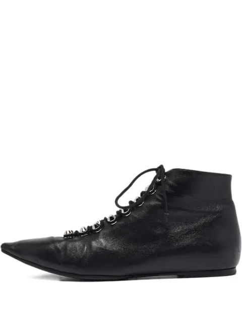 Balenciaga Pre-Owned leather ankle boots 