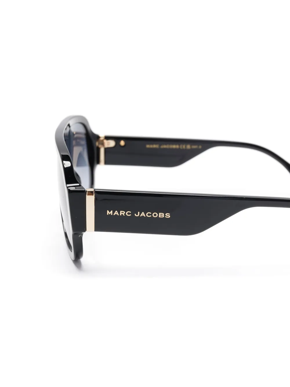 Marc Jacobs Eyewear Zonnebril met navigator montuur Zwart