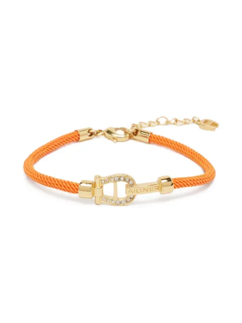 Aigner Vintage pulsera de cuerda con detalles de cristal