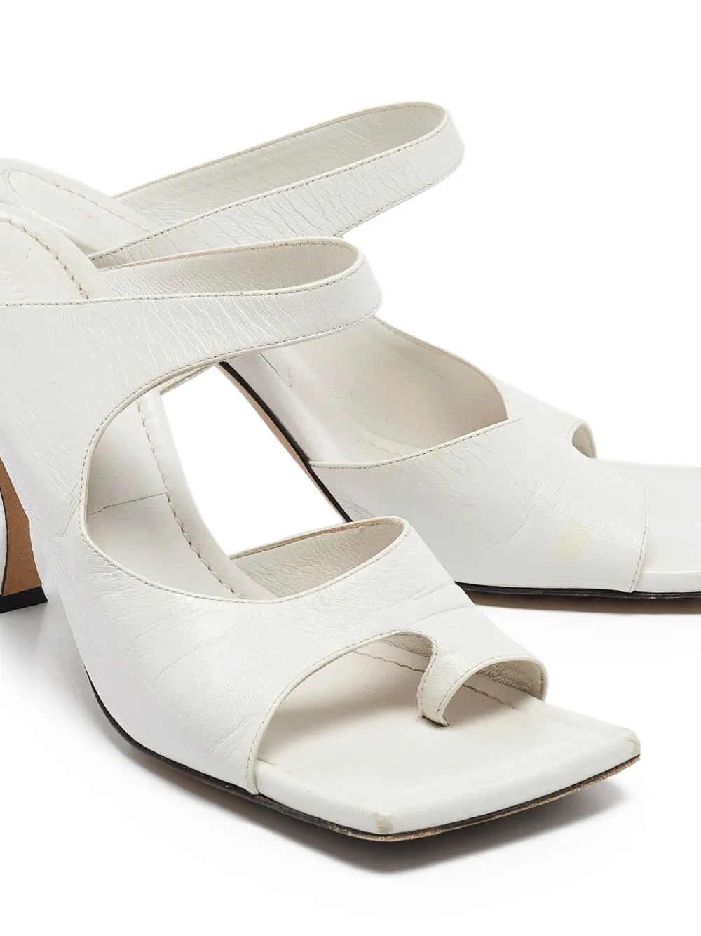 Bottega Veneta Pre-Owned 100mm Crunch Lux mules | Heeled Mules | Image 2