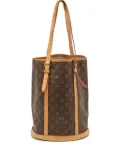 Louis Vuitton Pre-Owned monogram GM bucket bag - Brown