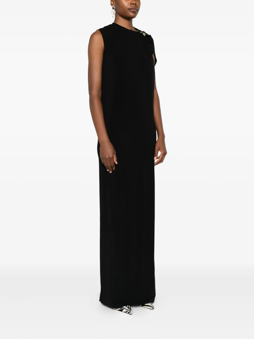 Jean Paul Gaultier Mouwloze jurk Zwart