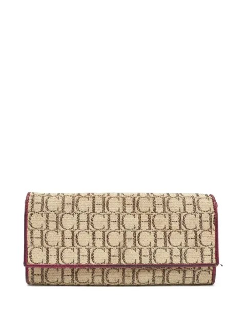 Carolina Herrera Vintage monogram canvas wallet