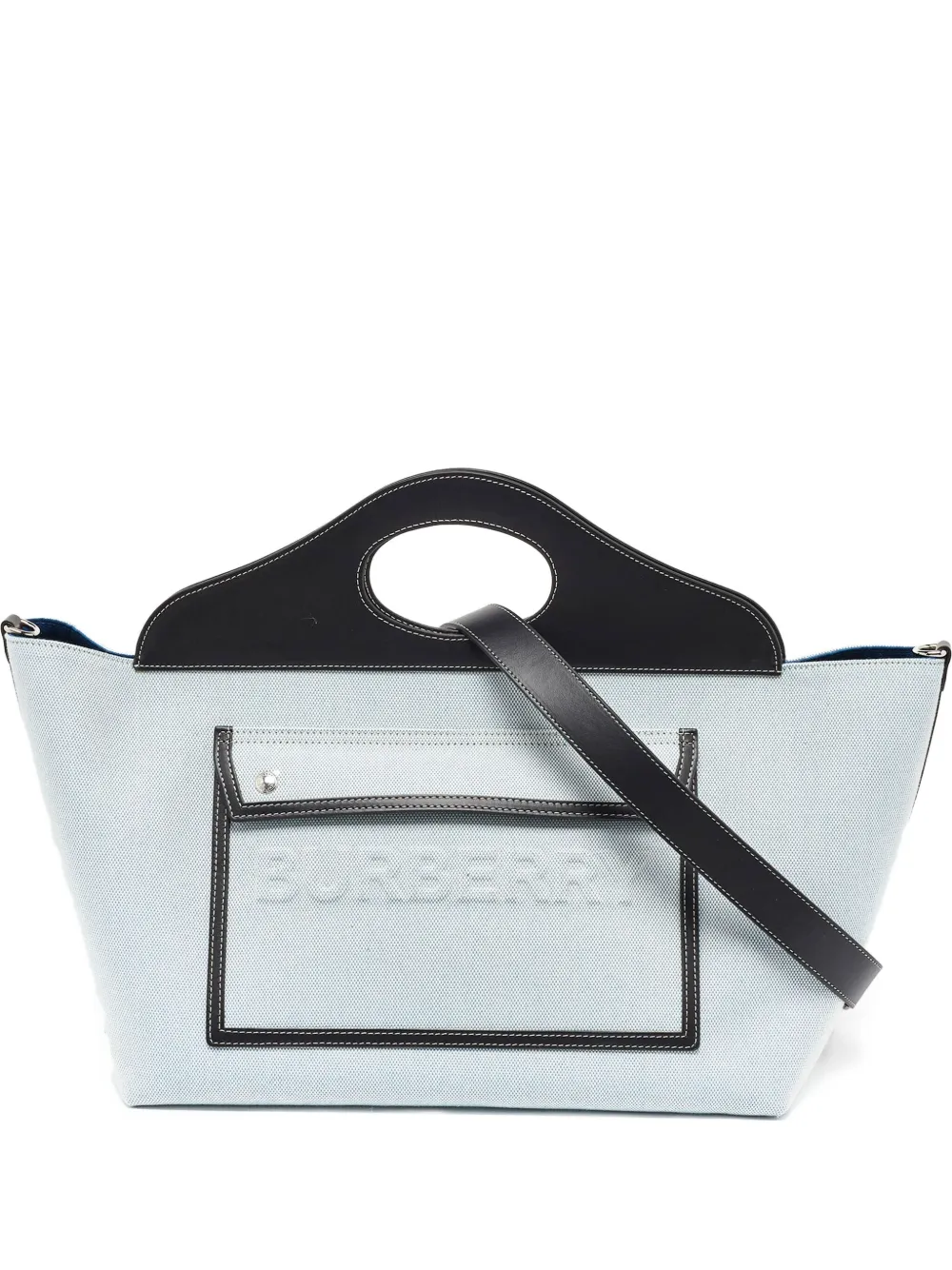 Burberry Pre-Owned medium Cabas Logo tote bag | Blue | Image 1