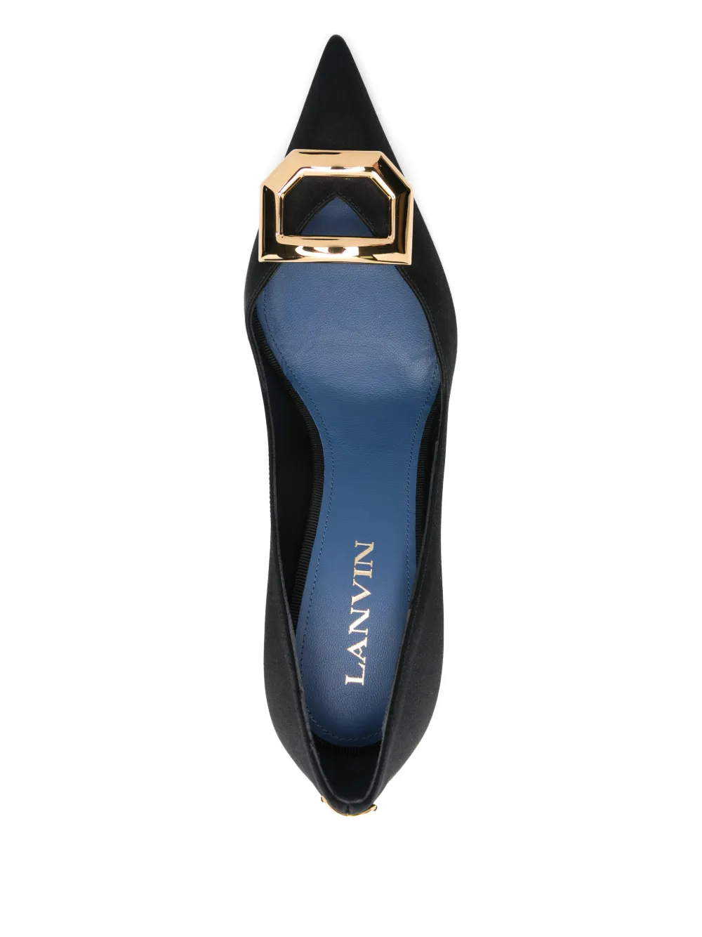 Lanvin sculpted-heel pumps Zwart