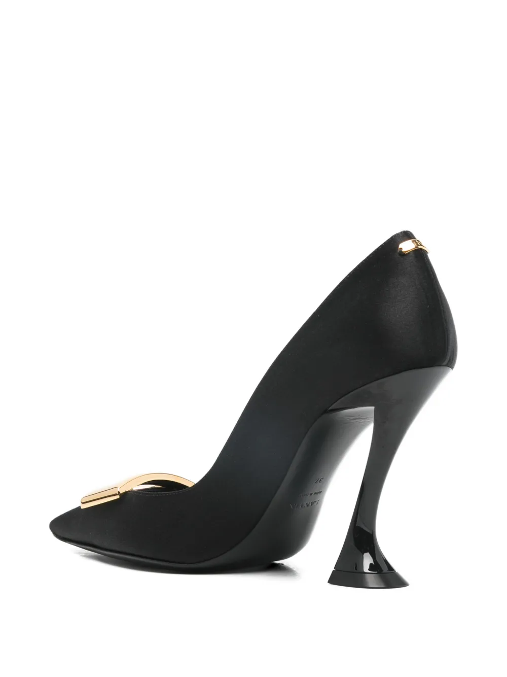 Lanvin sculpted-heel pumps Zwart