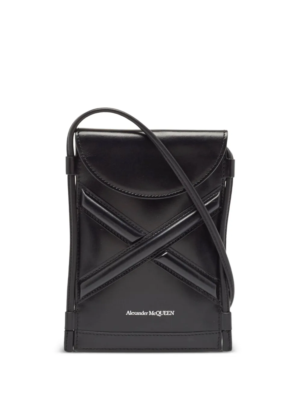 Alexander McQueen Pre-Owned leather crossbody bag | Black | Image 1