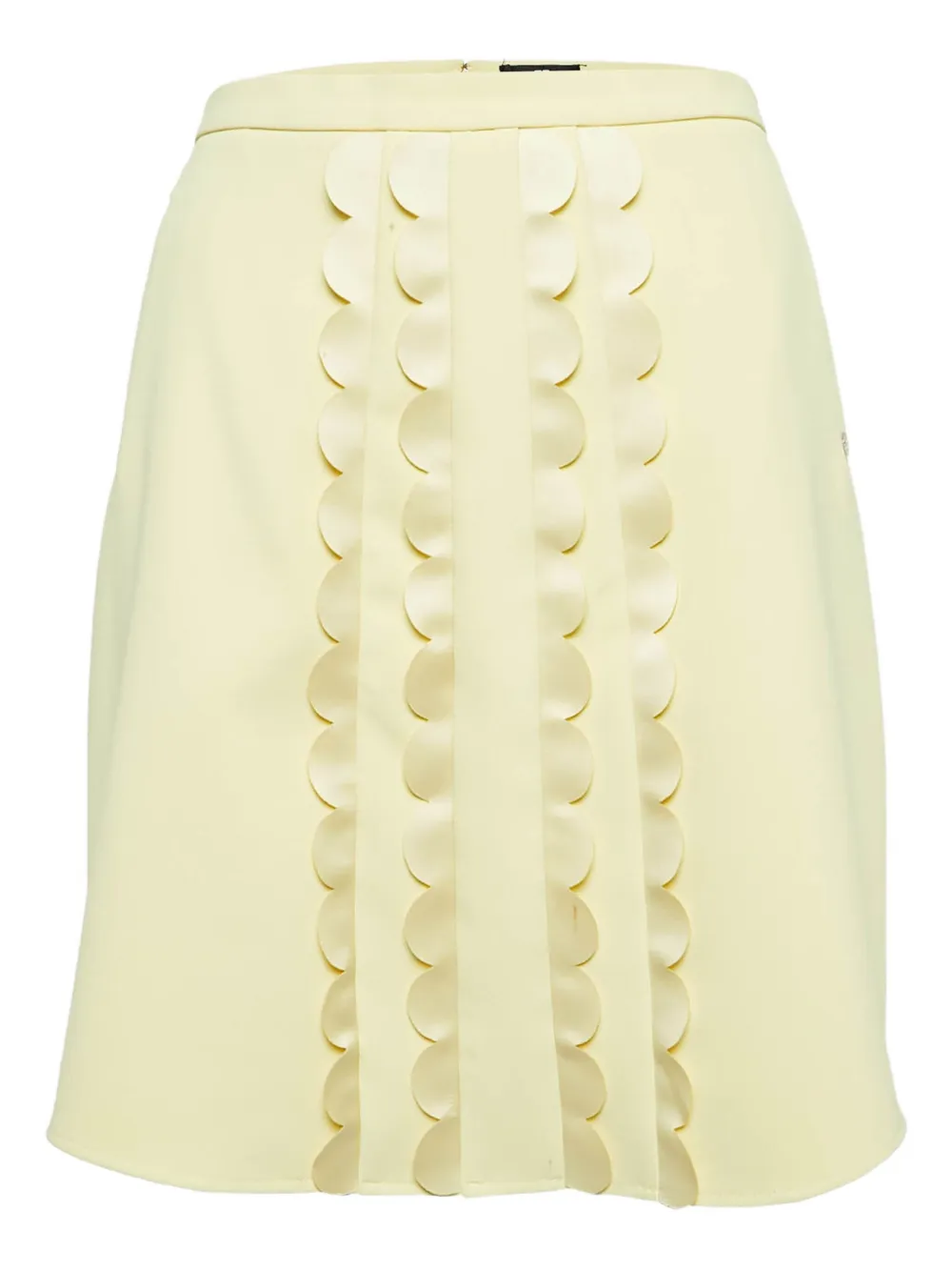 Elisabetta Franchi jupe à empiècement festonné | jaune | Image 1