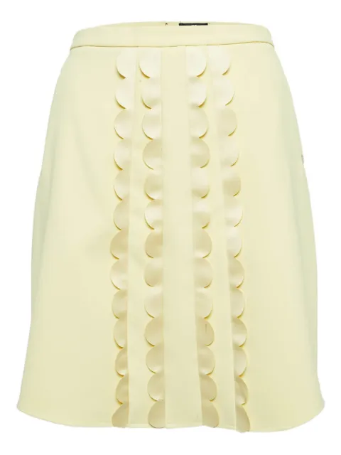 Elisabetta Franchi scalloped panel skirt