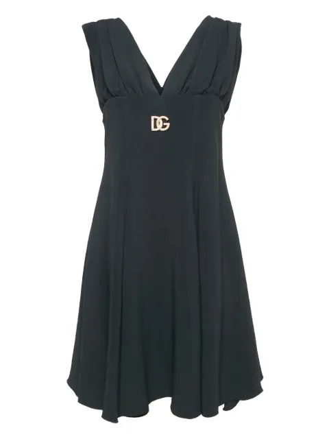 Dolce & Gabbana Pre-Owned logo-plaque mini dress