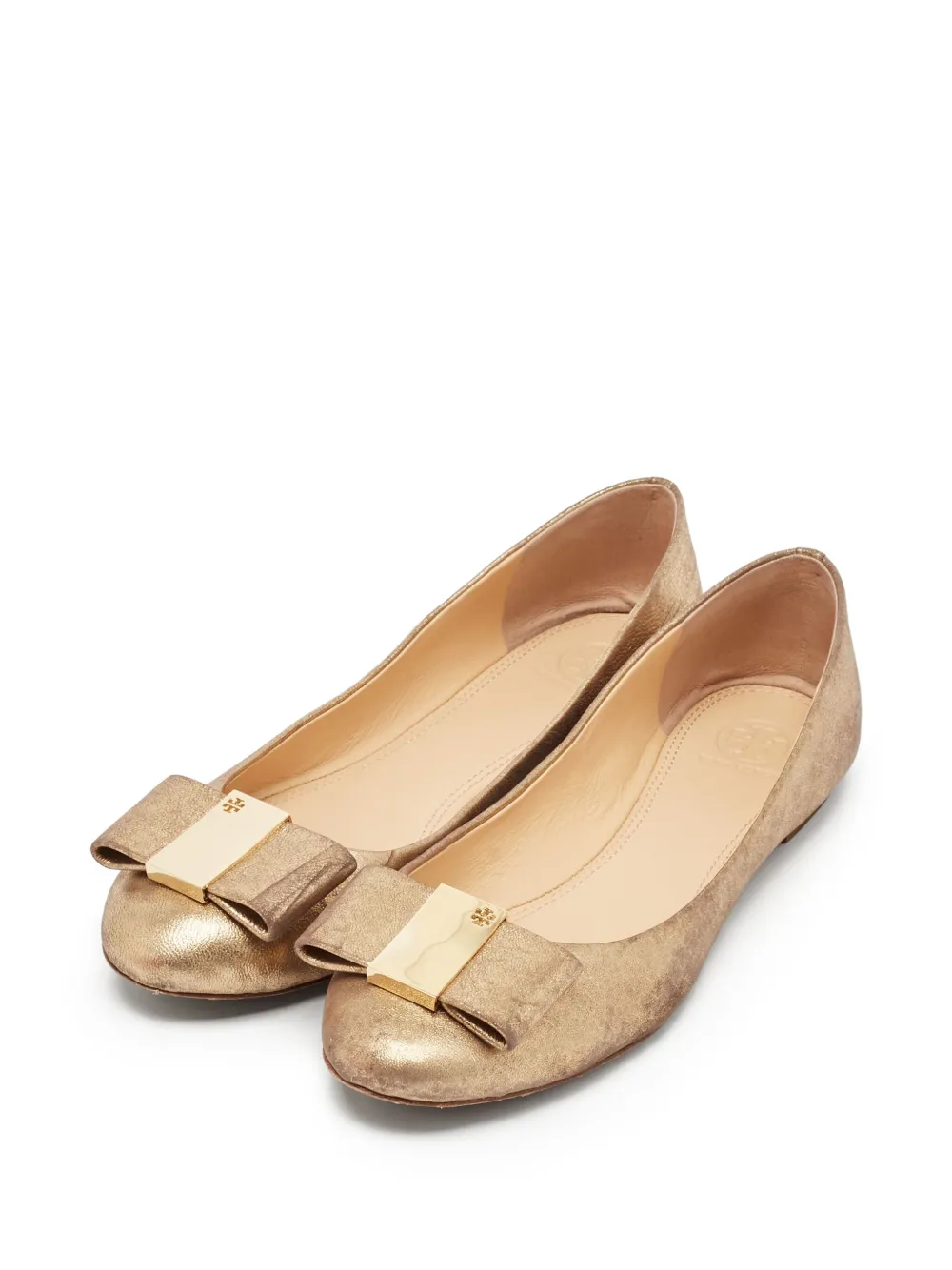 Tory Burch pre-owned metallic-finish ballet flats | Image 2