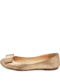 Tory Burch pre-owned metallic-finish ballet flats - Gold