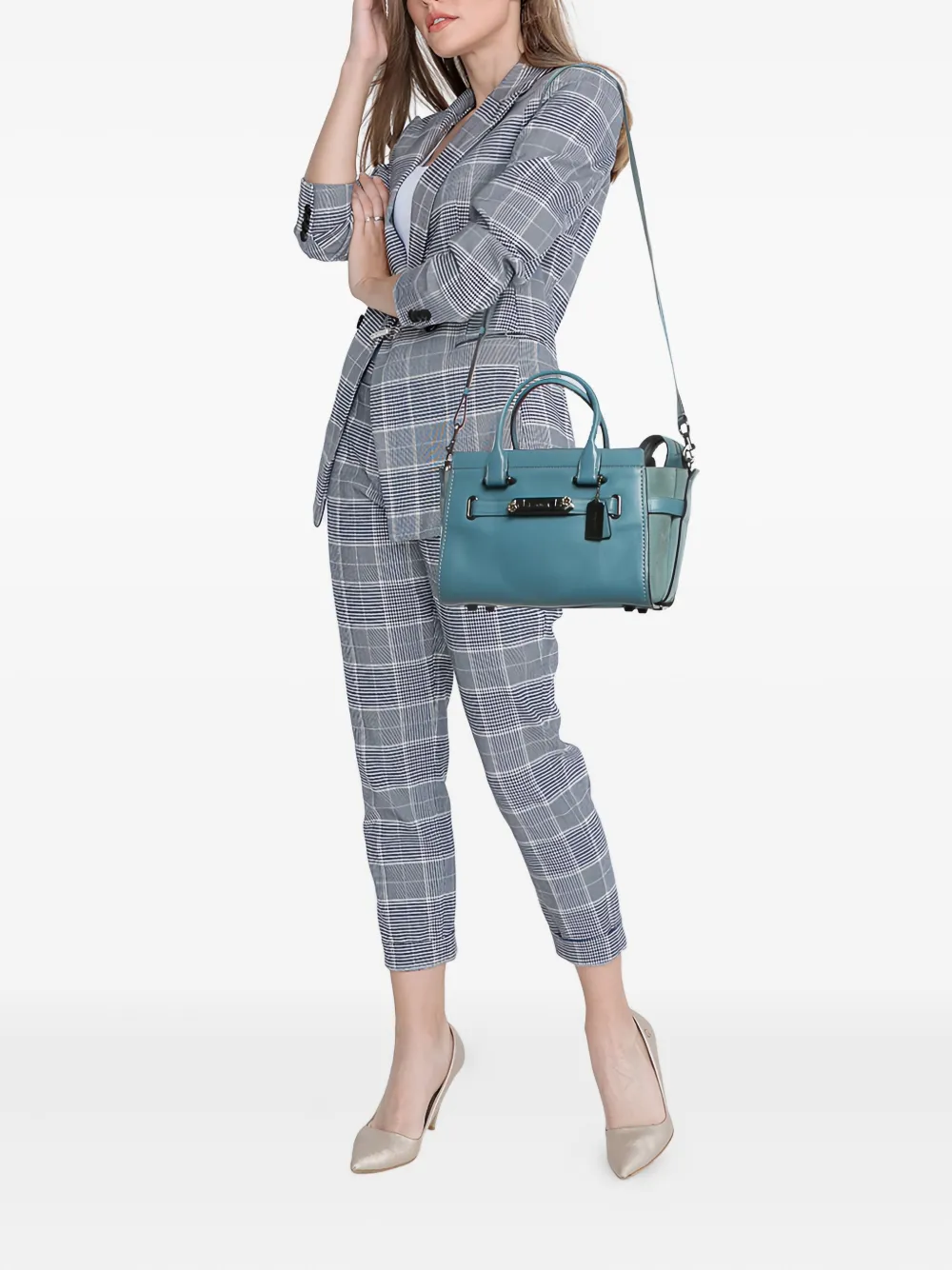 Coach Vintage leather suede swagger bag | Image 2