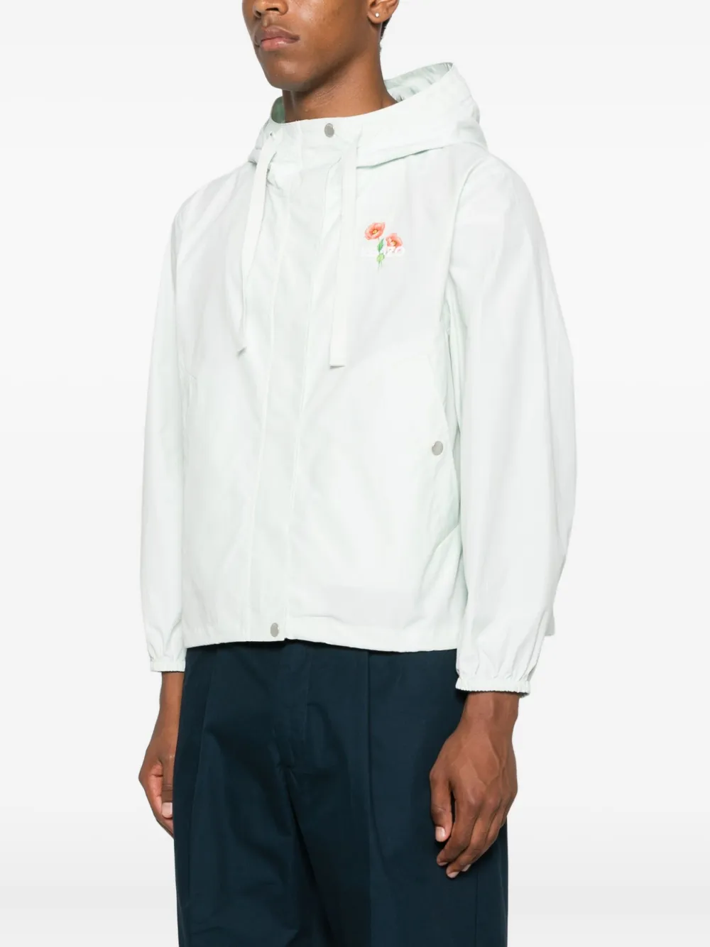 Kenzo Jack met bloemenprint Groen