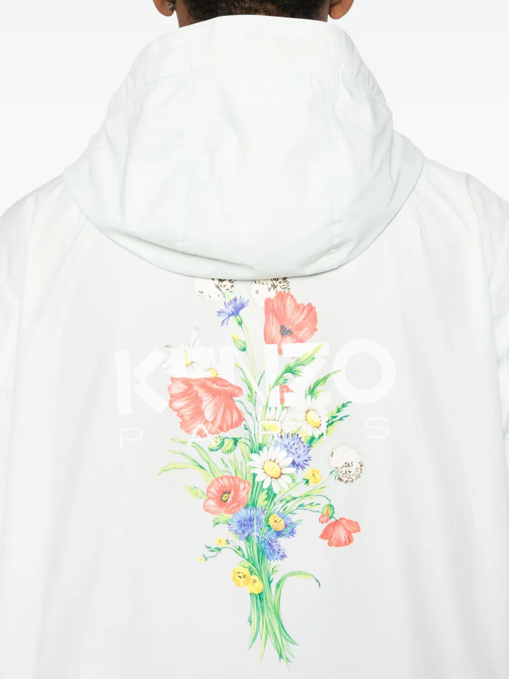 Kenzo Jack met bloemenprint Groen