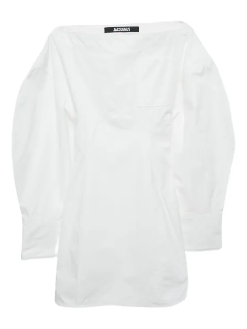 Jacquemus Pre-Owned 2024 cut-out poplin dress
