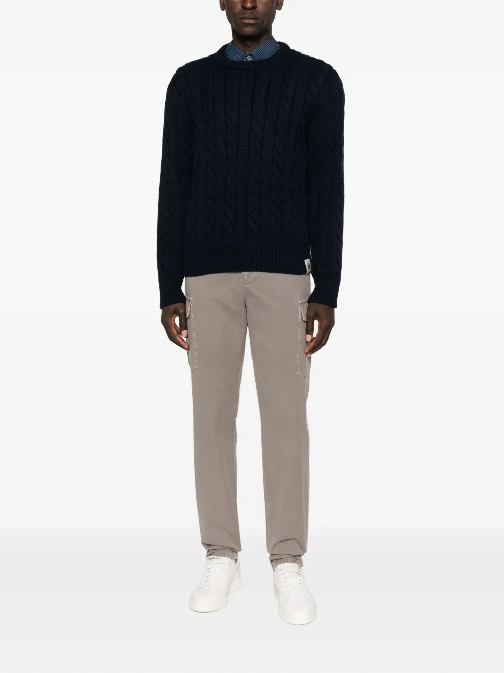 Bally cable-knit sweater - Blauw