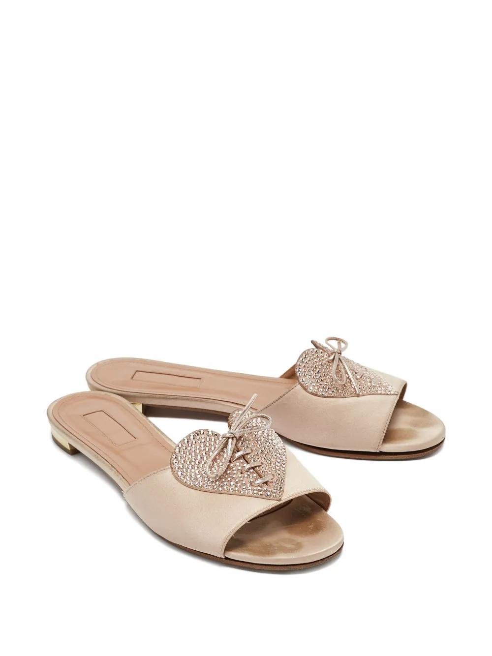Aquazzura Pre-owned crystal-heart sandals | Image 2