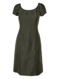 Armani Vintage short-sleeve sheath dress - Black