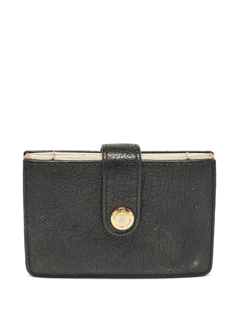 Miu Miu Pre-Owned logo-plaque leather cardholder | Image 2
