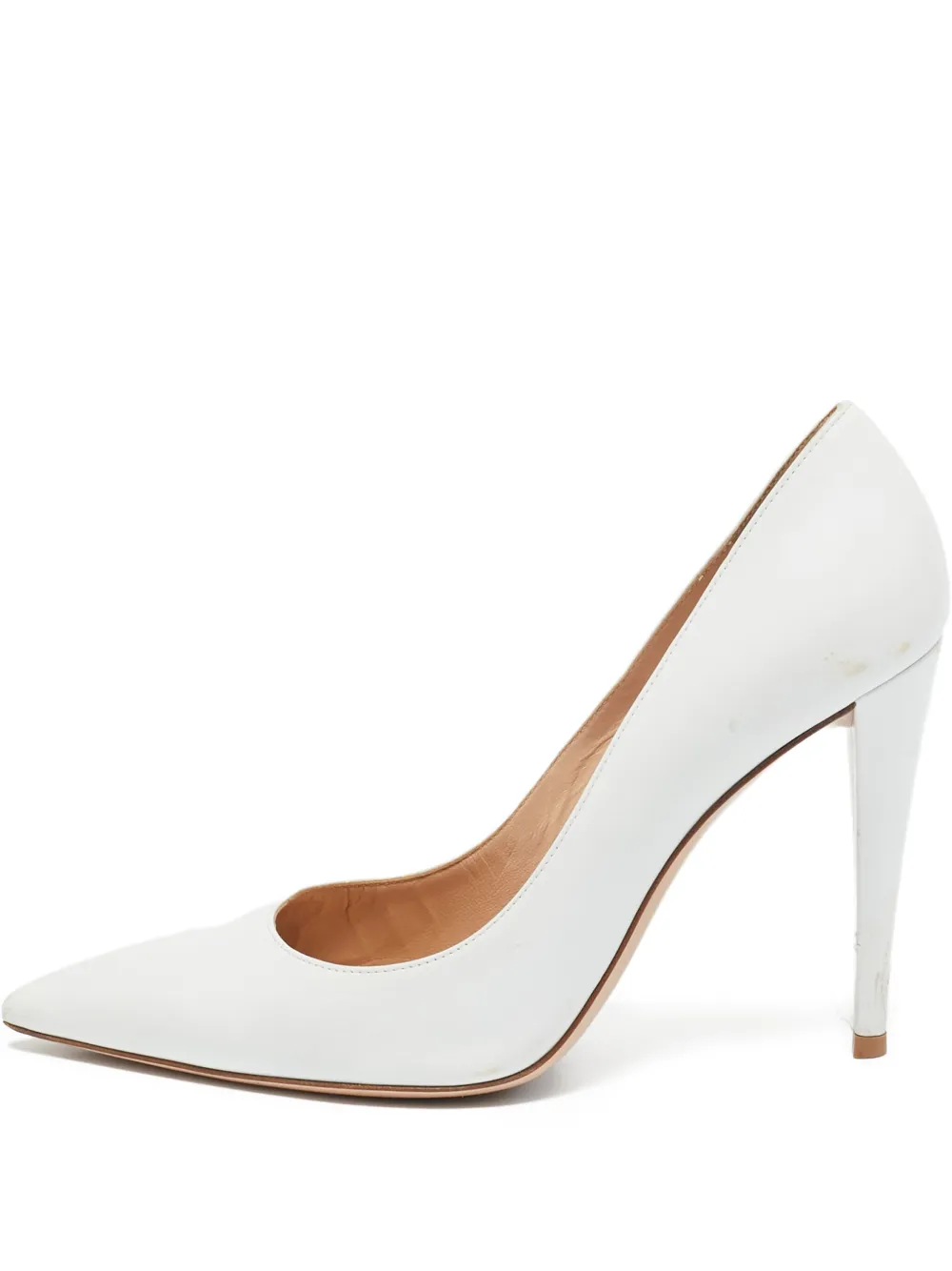Gianvito Rossi pre-owned 110mm pointed-toe pumps | White | Image 1