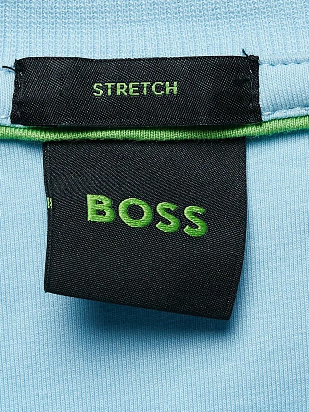 Pre-owned Hugo Boss Logo-print Cotton T-shirt In Blue