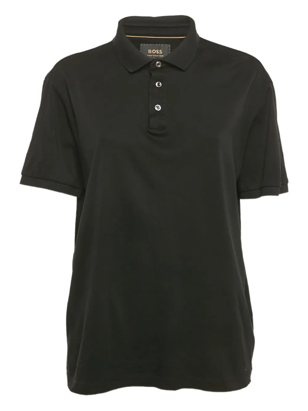 BOSS pre-owned short-sleeved polo shirt | Black | Image 1