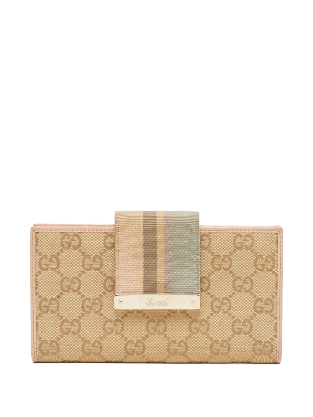 Pre-owned Gucci Gg Canvas Wallet