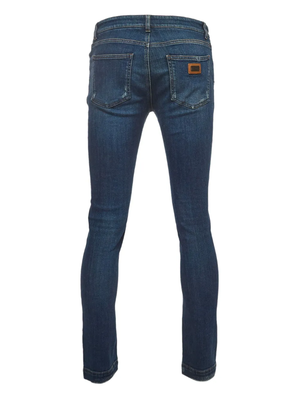 Dolce & Gabbana Pre-Owned Stretch-katoenen jeans - Blauw