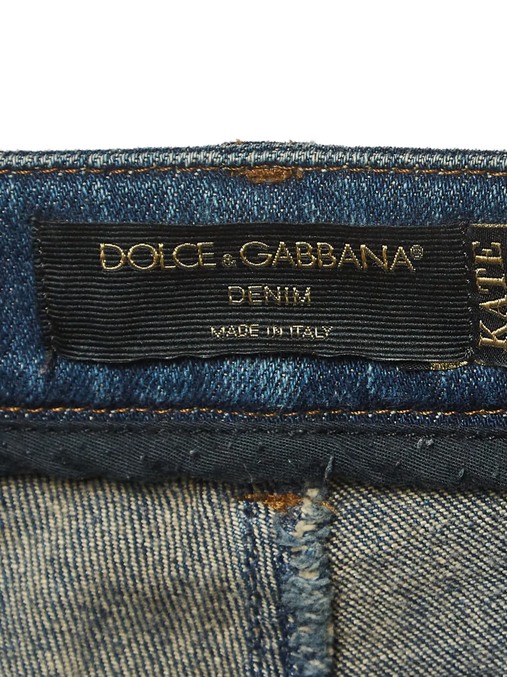 DOLCE & GABBANA Pre-owned Stretch-cotton Jeans In Blue