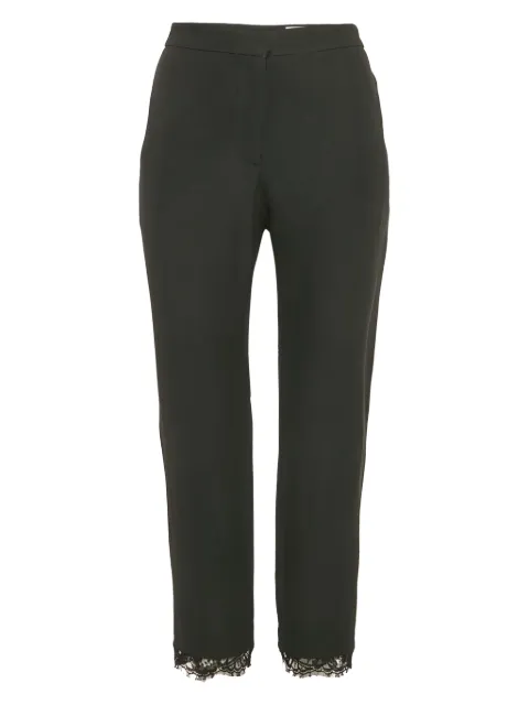 Alexander McQueen Pre-Owned lace-trim trousers