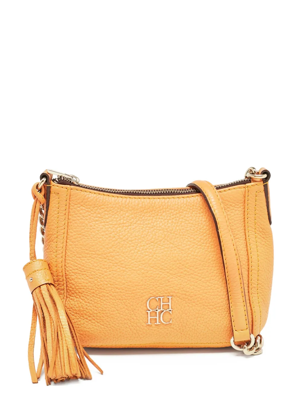 Carolina Herrera Vintage  leather shoulder bag | Yellow | Image 1
