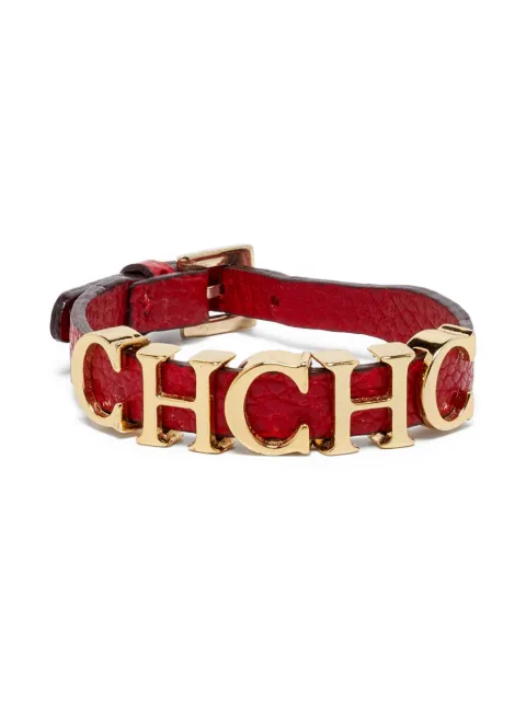 Carolina Herrera Vintage CH logo bracelet