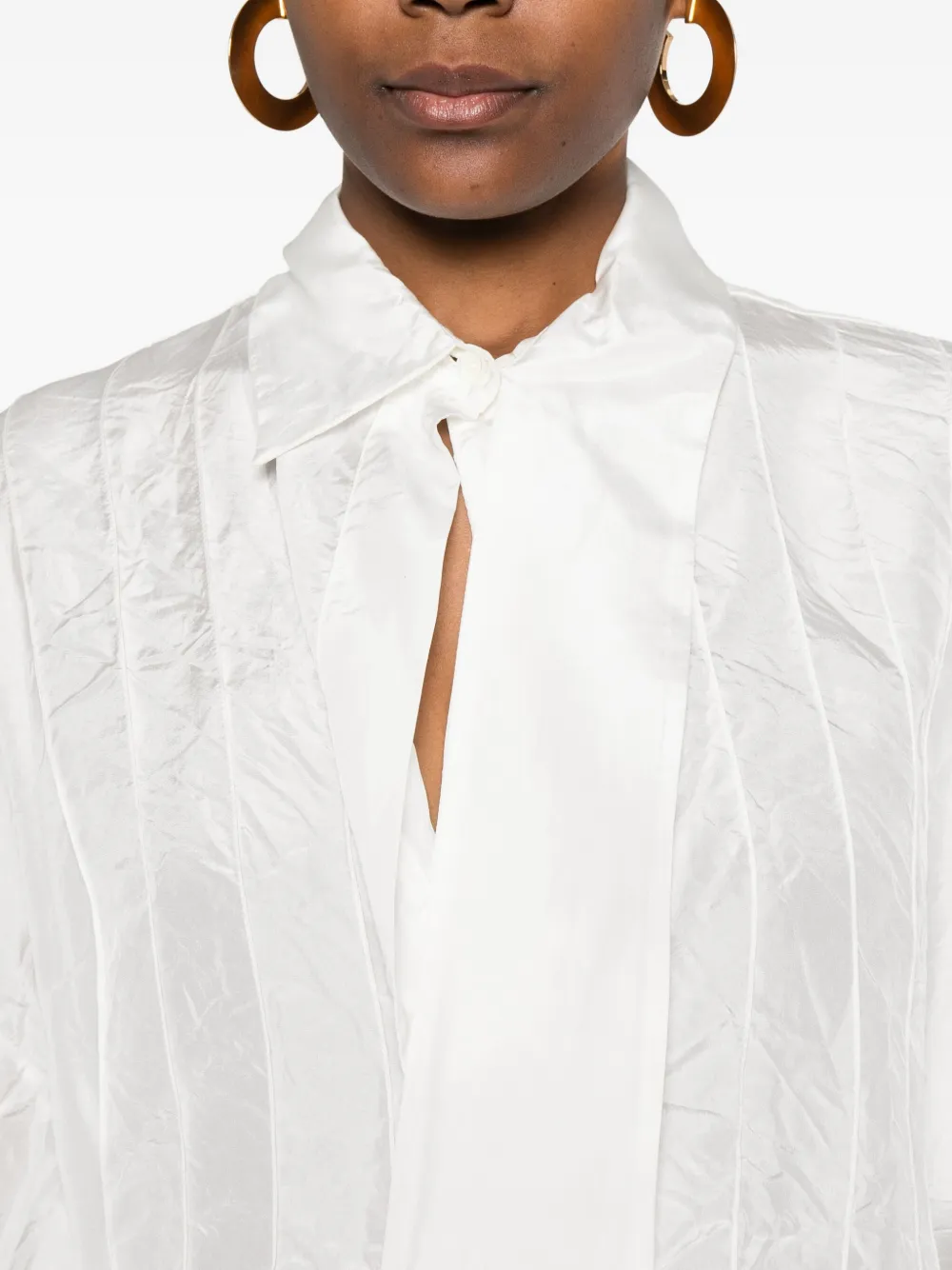 Lanvin Zijden blouse Wit