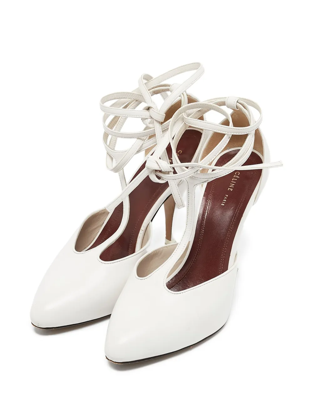 Céline Pre-Owned 100mm leather heeled sandals | Image 2