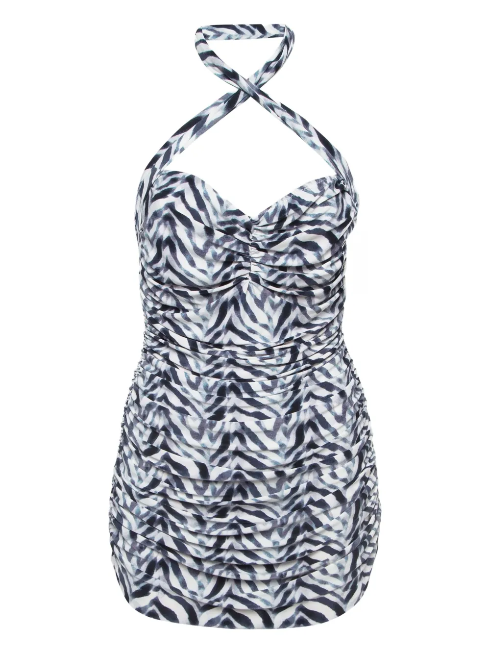 Norma Kamali Vintage zebra-print swimsuit | White | Image 1