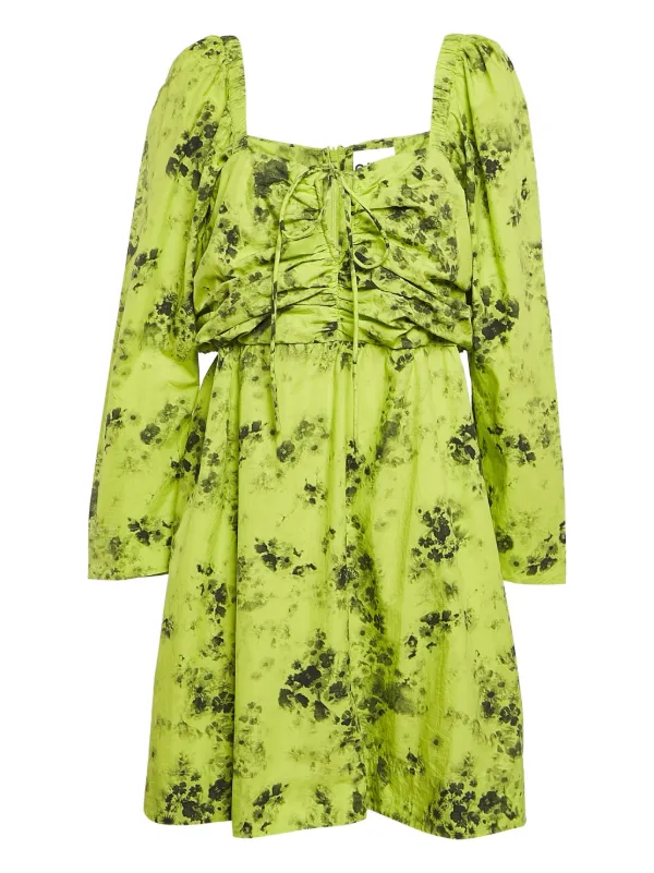 runaway the label green mini dress Runaway The Label - Nara Mini Dress