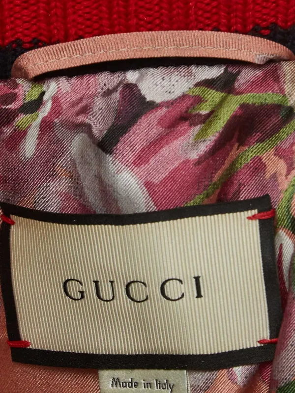 マキャベリ Gucci Pre-Owned metallic-effect Bomber Jacket | Silver