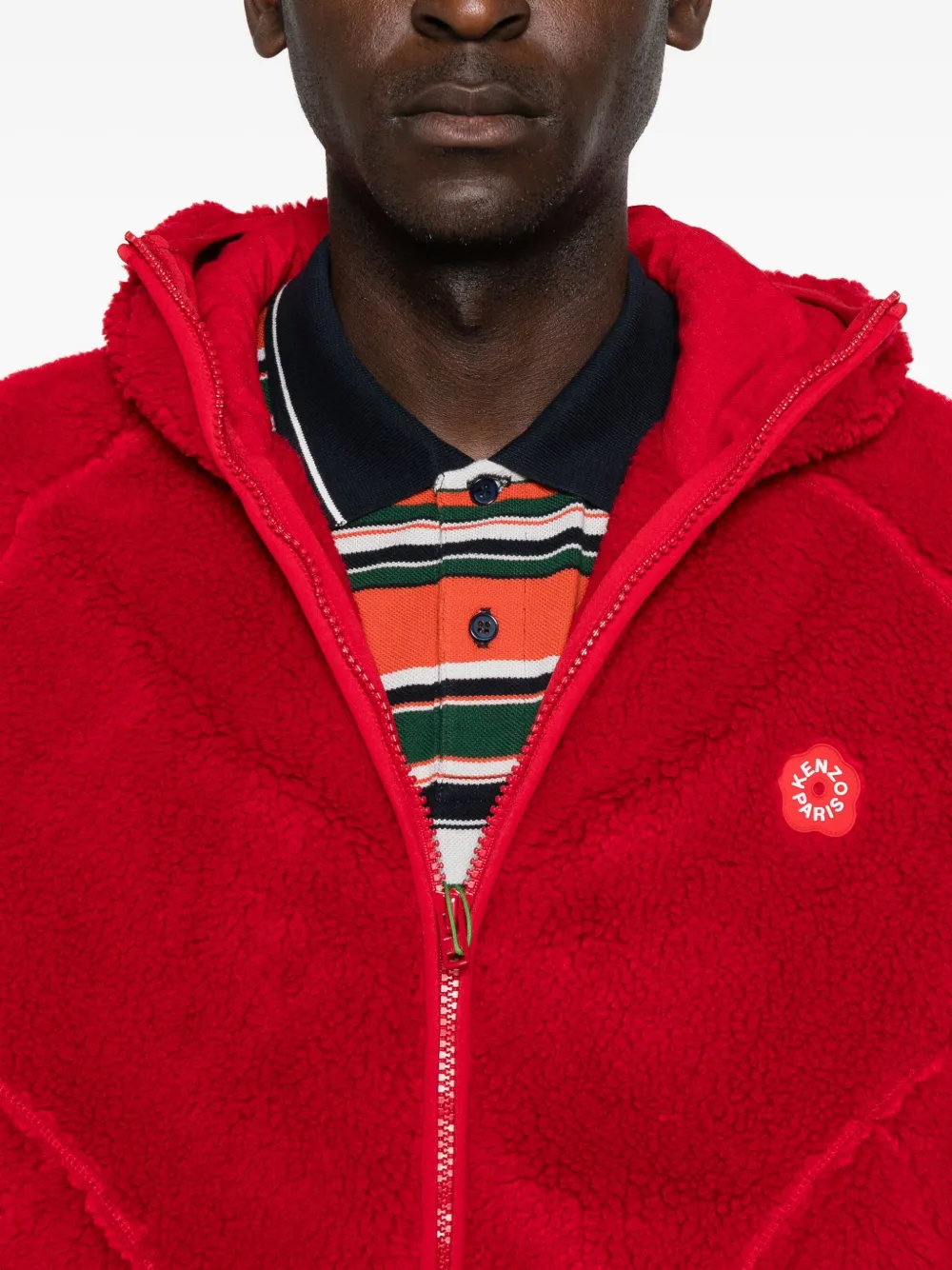 Kenzo Jack met capuchon Rood