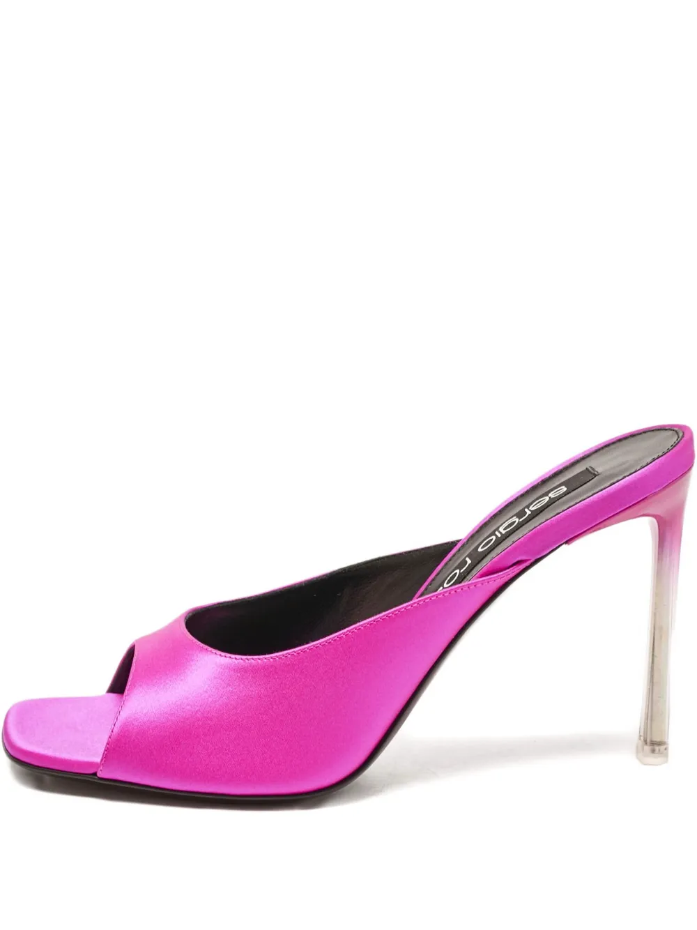 Sergio Rossi Vintage satin heeled sandals | Pink | Image 1
