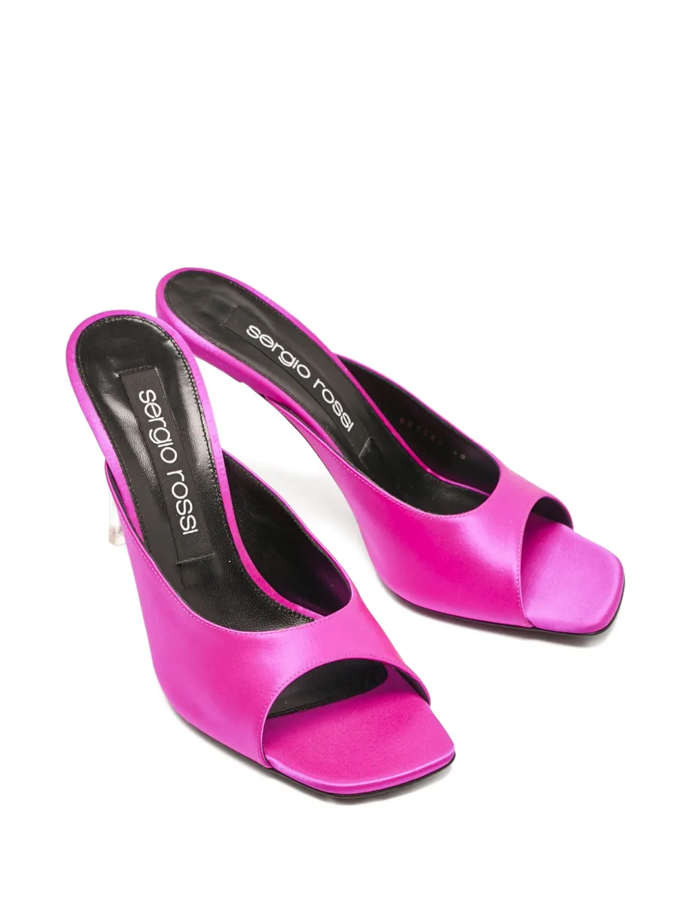 Sergio Rossi Vintage satin heeled sandals | Heeled Sandals | Image 2